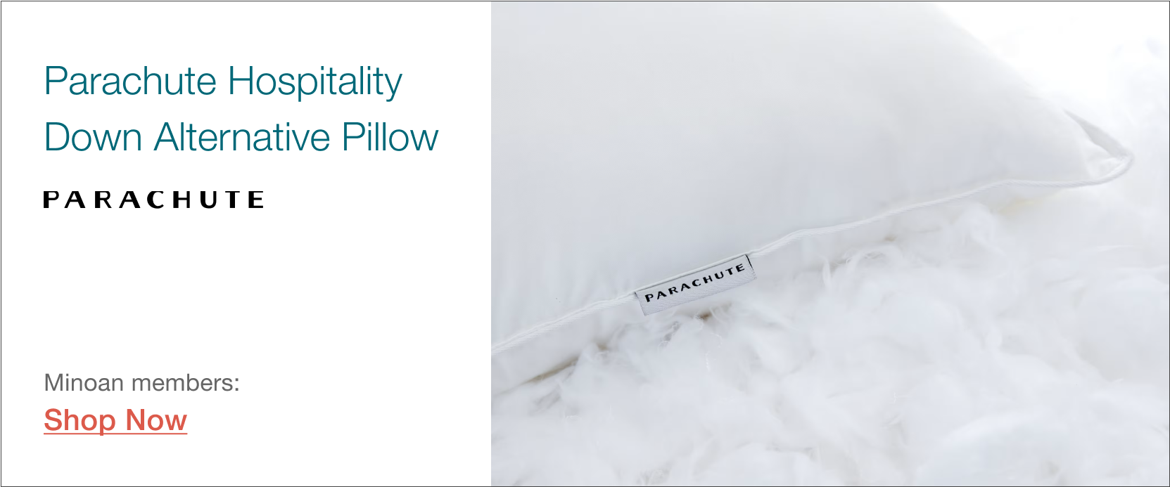 Parachute Hospitality Down Alternative Pillow